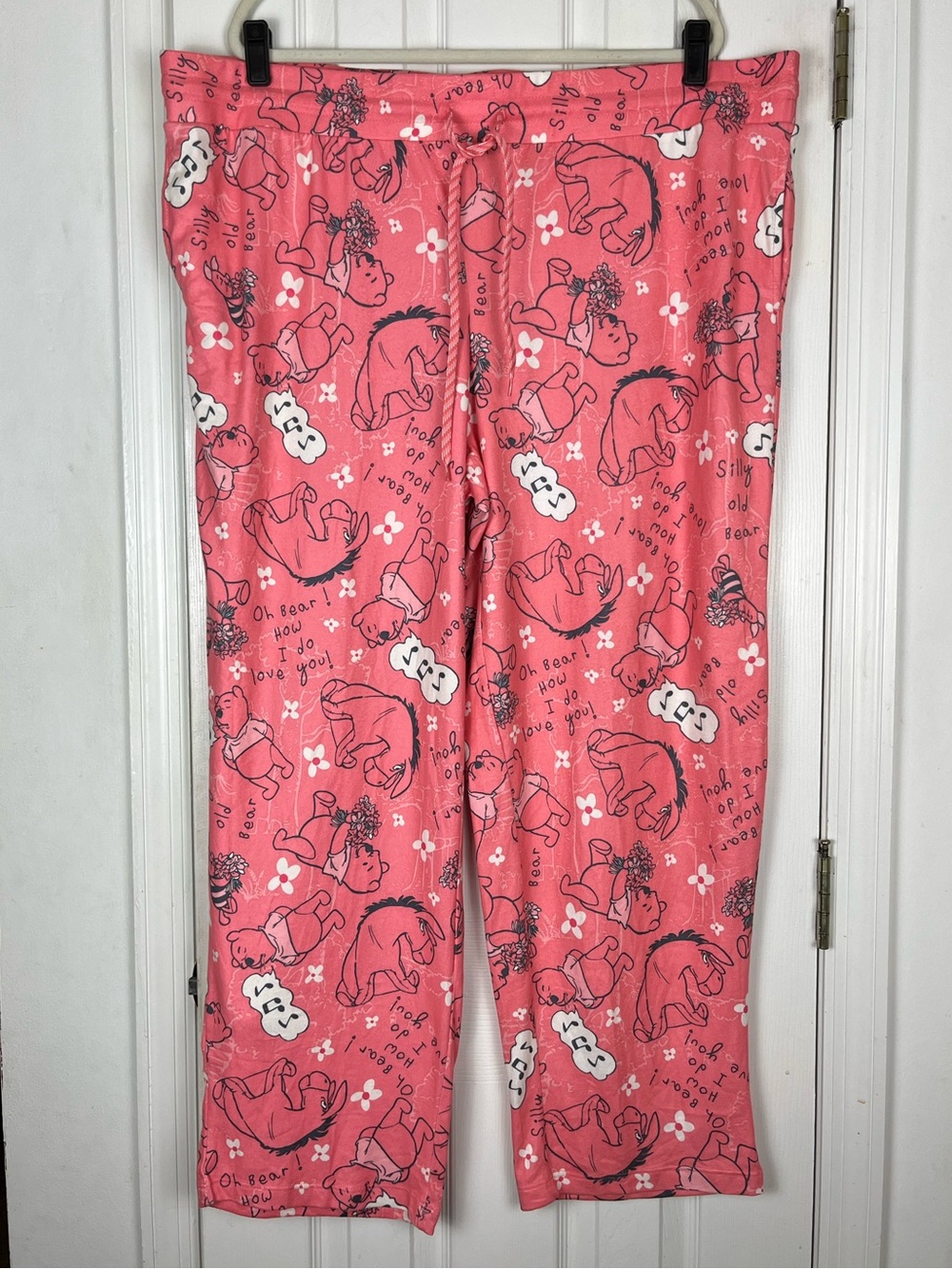 Disney Pooh Eeyore Loungewear Pajama Pants Soft Breathable Flowy 3X